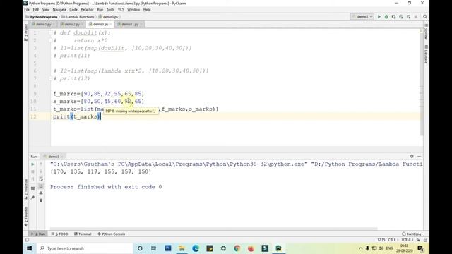 Lambda Functions in Python Part 2 | 111 Day code Challenge | Programming with Gautam смотреть онлайн
