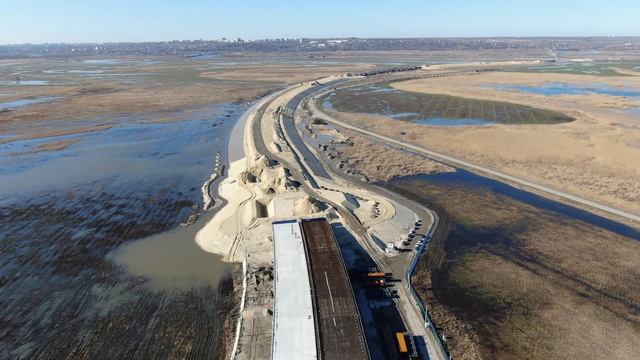 Обход Аксая. Мост через р.Дон и р.Аксай . 13.02.22 смотреть онлайн