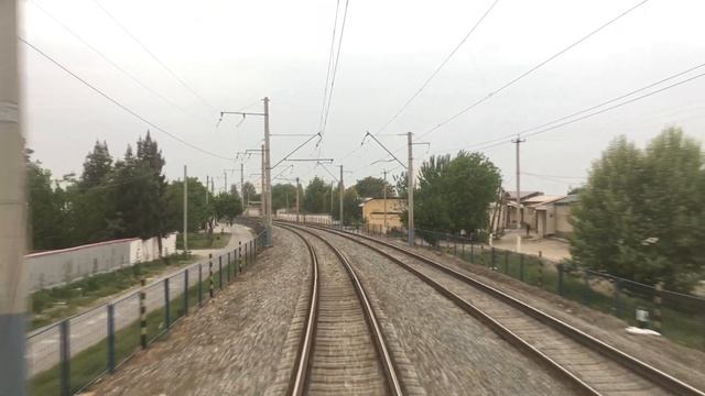 Поезд Самарканд - Ташкент/ Samarkand - Tashkent train / Uzbekistan смотреть онлайн