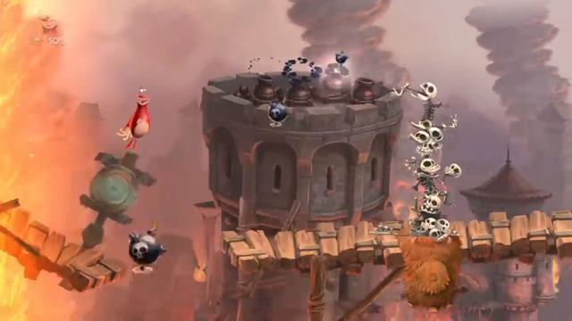 Rayman® Legends музыкальный уровень Castle rock смотреть онлайн