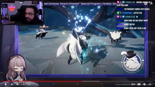 THE SWARM DISASTER IS NEXT LEVEL | Honkai: Star Rail Simulated Universe Update | Kushball Reacts смотреть онлайн