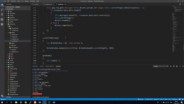 Laravel & Vue - NEW Series - Code your own live chat rooms - 1b смотреть онлайн
