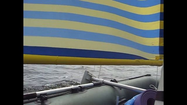 Парус на надувной ПВХ лодке своими руками. Часть 4. смотреть онлайн
