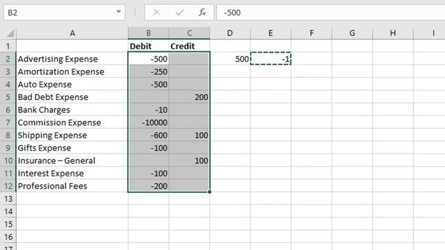 2 Ways to Reverse the Number Sign Positive Negative in Excel смотреть онлайн
