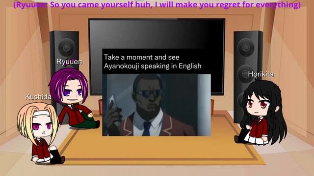 Classroom of the elite react to Ayanokoji. Part 2 смотреть онлайн