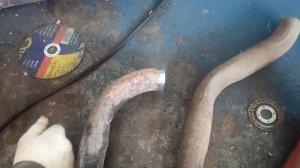 Необычная замена гофры  на автомобиле Daewoo Lanos