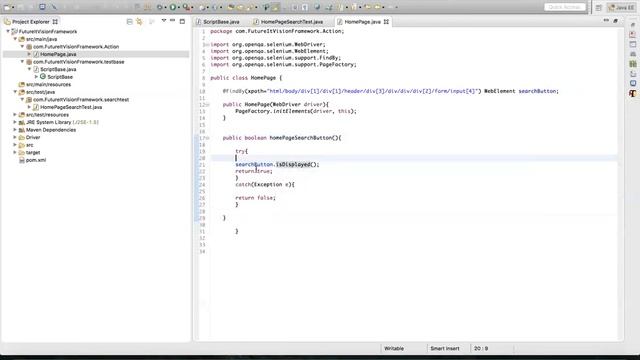 Selenium Page object model framework with PageFactory Part-2 смотреть онлайн