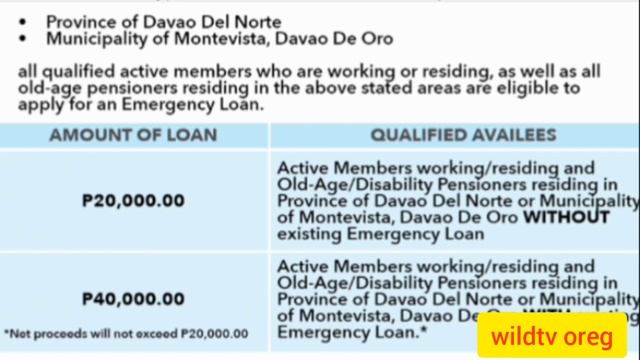 GSIS ADVISORY EMERGENCY LOAN Up to Php 40,000.00 @wildtvoreg смотреть онлайн