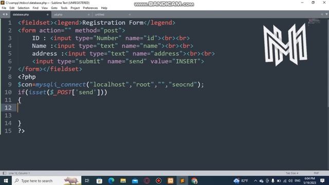 #2 PHP and Mysql Insert form data to the database смотреть онлайн