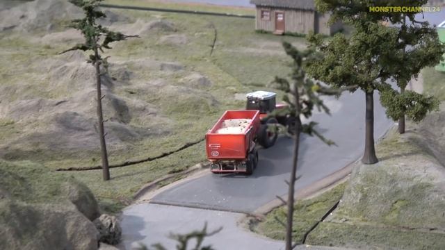Incredible RC trucks, tractor and excavator in 1/87 scale! смотреть онлайн