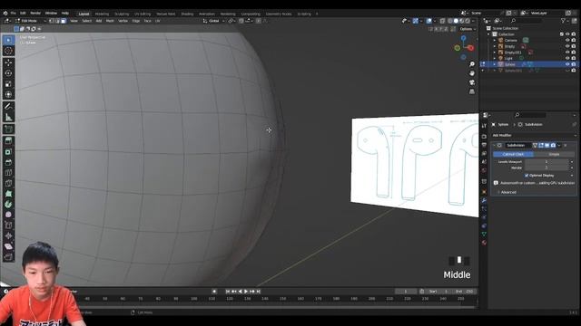 How to make Airpods in Blender (Part 1) смотреть онлайн