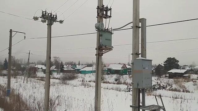 эр2к 1230 Новокузнецк Мундыбаш отправляется со станции Абагуровский разъезд смотреть онлайн