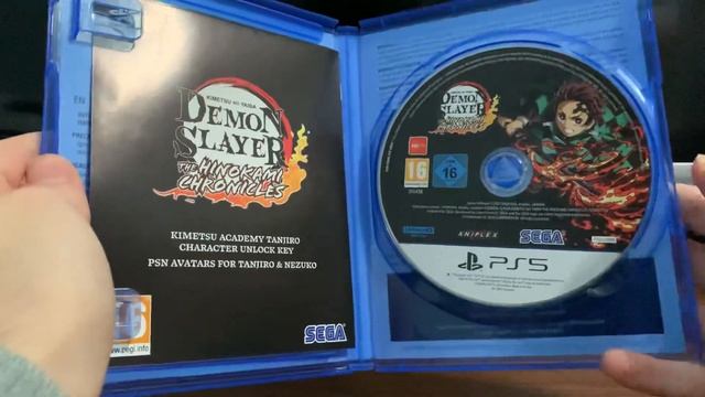 Распаковка игры Demon Slayer the hinokami chronicles для ps5 смотреть онлайн