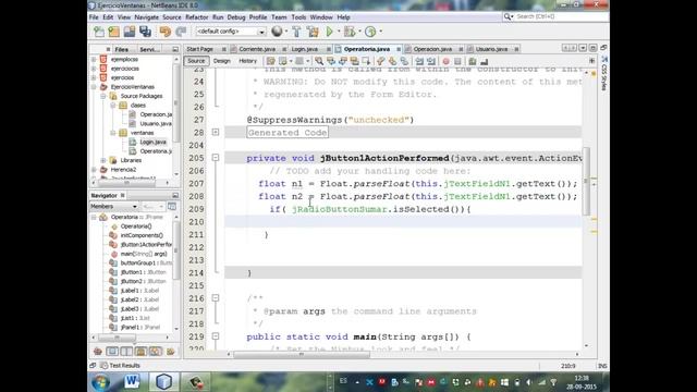 Creación básica de JFrame con Acceso a ArrayList смотреть онлайн