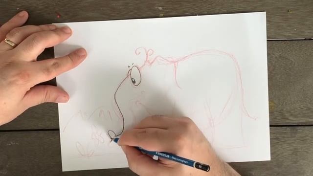 Using a red pencil and filter to sketch and draft drawings смотреть онлайн