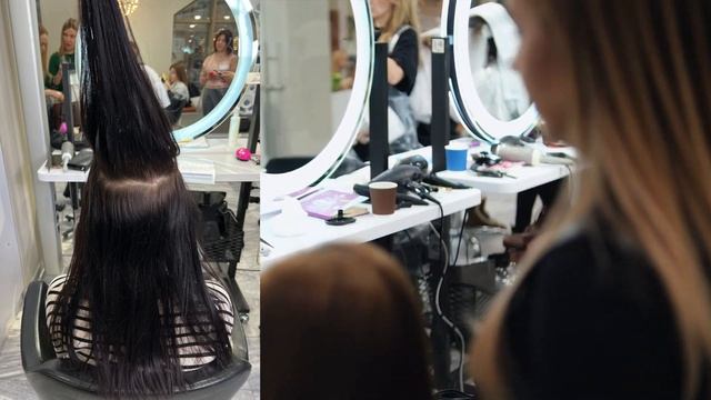 Выход из черного в натуральный русый. Техники окрашивания на мастер-классe от LITVINOVA