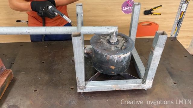 DIY USED OIL BURNER STOVE | Creative inventions LMTN смотреть онлайн