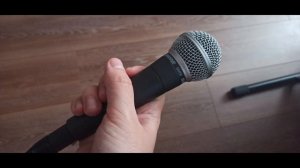 Микрофон Shure SM58-LCE - голос начитывает книгу