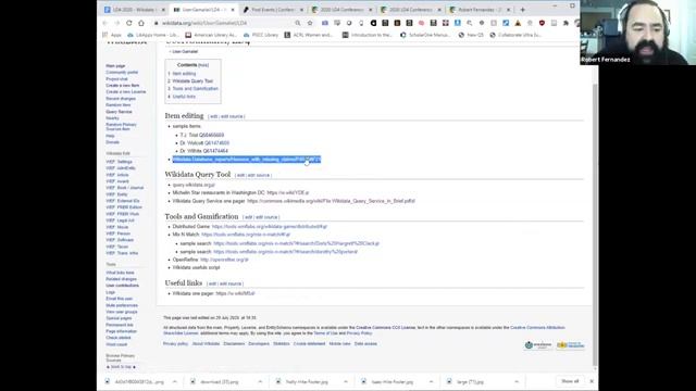 2020-July-30 Wikidata tutorial: introduction to the basics, Wikidata track (Fernandez) смотреть онлайн