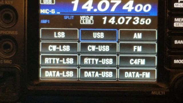 YAESU FT 991-A DATA PKT OR USB (KG5PTE) смотреть онлайн