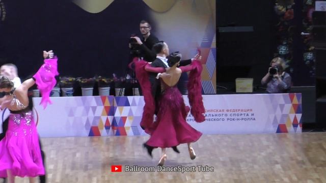 Quickstep = Oleg Chzhen & Alina Ageeva = 2022 Russian Championship Adult Ballroom 3Round смотреть онлайн