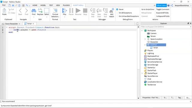 How to kick a player from your game - Roblox Studio смотреть онлайн