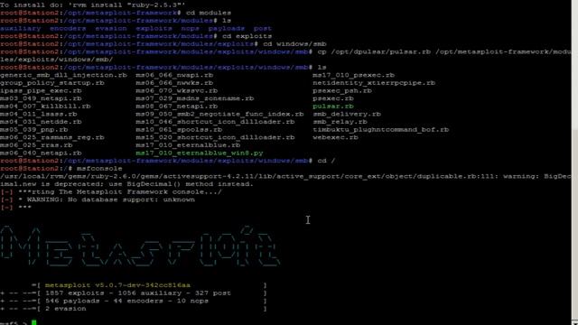 NSA Original Double Pulsar exploit in Metasploit 5 смотреть онлайн