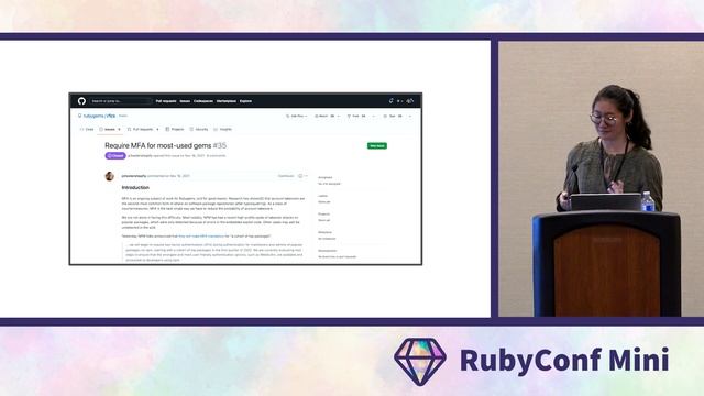 RubyConf Mini 2022: RubyGems.org MFA: The Past, Present and Future by Jenny Shen смотреть онлайн