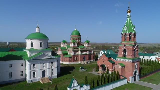 Липецкая область. Лебедянский район. село Троекурово. Женский монастырь смотреть онлайн