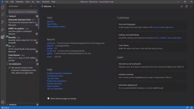 Python Tutorial #1: Installing Python and VS Code смотреть онлайн