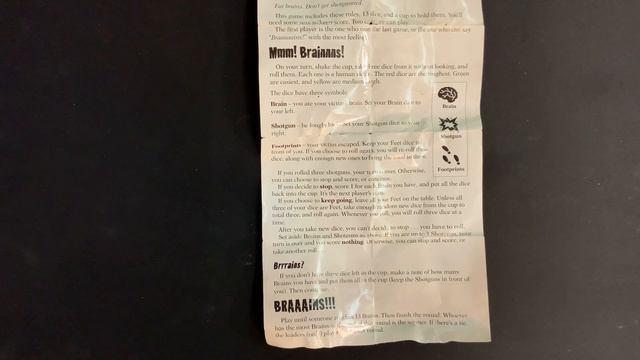 Listen To The Rules Of Zombie Dice смотреть онлайн
