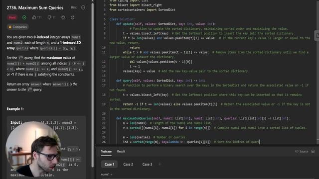 Mastering Maximum Sum Queries: LeetCode 2736 - Weekly Contest 349 Tutorial смотреть онлайн