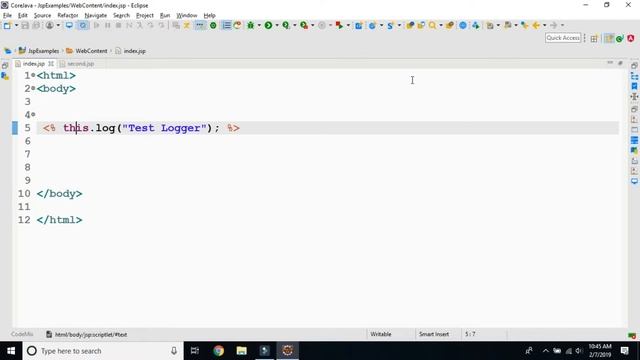 How To use page implicit object in jsp смотреть онлайн