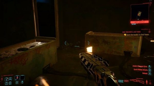 Scan the bodies to find Trevor Cyberpunk 2077