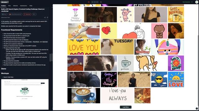 Build A GIF Search Engine | Frontend Coding Challenge | Devtools Tech смотреть онлайн