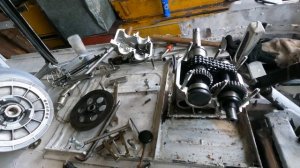 Установка коробки на снегоход буран