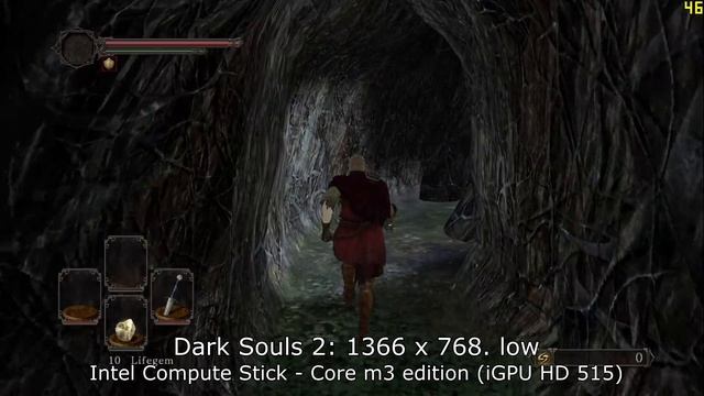 Playing Dark Souls 2 on Intel Compute Stick Core m3 смотреть онлайн