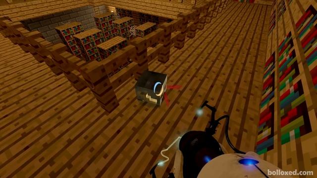 Minecraft In Portal 2 - Part 4 - THE VILLAGE - Full Walkthrough смотреть онлайн