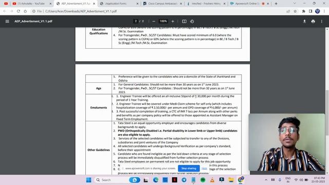 Tata Steel Recruitment 2023 | CISCO Tata Steel Off Campus Drive 2023 | TATA Hiring Freshers 2023 смотреть онлайн