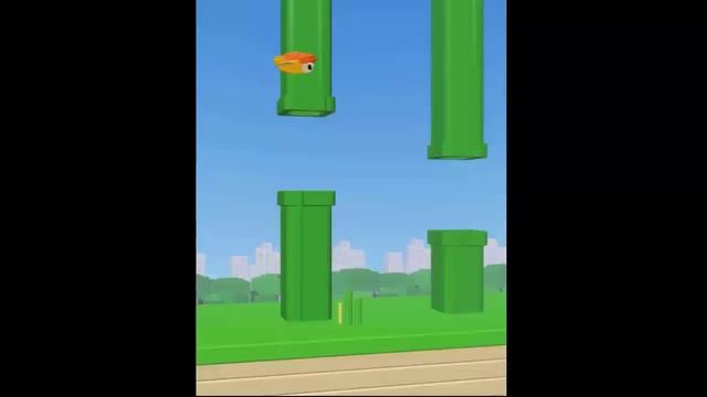 Flappy Bird 3D Full Gameplay Walkthrough смотреть онлайн