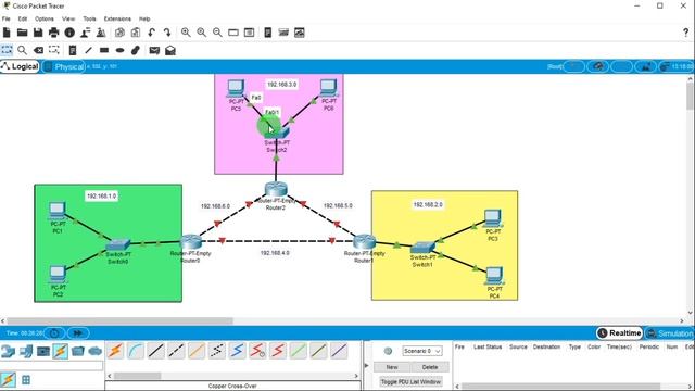 PACKET TRACER #7 - KONFIGURASI STATIC ROUTING DENGAN 3 ROUTER смотреть онлайн