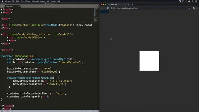 Let's Quickly Create a JavaScript Modal Window смотреть онлайн