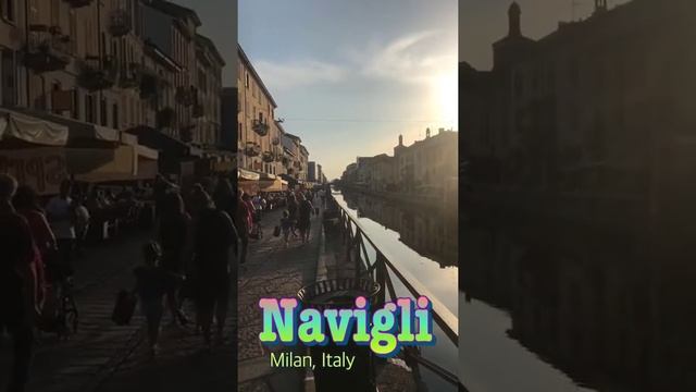 Navigli, Milan, Italy смотреть онлайн