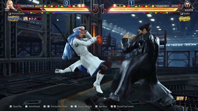 Tekken 8 ➤ D.Clarity (Lily) vs Fyodor (Kazuya) ✎ High-Level Match BO3 смотреть онлайн