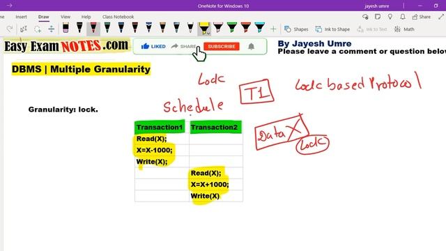Multiple granularity in Hindi | DBMS | Jayesh Umre | EasyExamNotes.com смотреть онлайн
