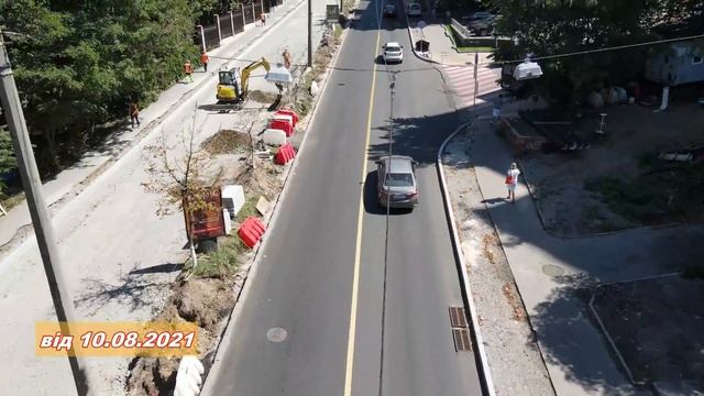 Капремонт улицы Толстого в Киеве.Результаты спустя 4 месяца.Аэросъёмка. смотреть онлайн