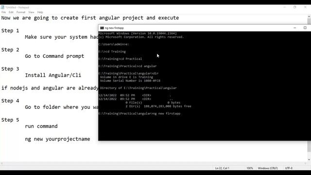 How to Create New Project in Angular and Run the Project смотреть онлайн