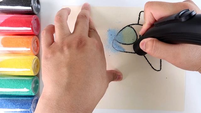 Coloring planes color sand play asmr | 모래놀이, 색칠놀이 смотреть онлайн