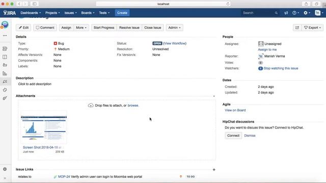 JIRA Tutorial #12 - Attaching files and Screenshots to issues in JIRA смотреть онлайн
