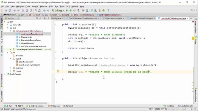 Android y las bases de datos SQLite - 9 leer registros en array смотреть онлайн